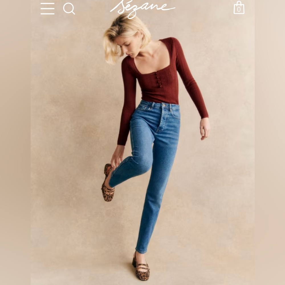 Sezane Brut Sexy Jeans